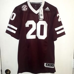 Adidas Football Mississippi State MSS Strategy Aeroready Jersey NWT XS